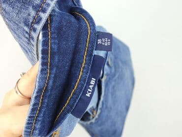 jeansy z asymetrycznym zapieciem: Kiabi, Ogrodniczki damskie, rozmiar M — 4