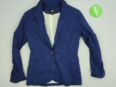niebieska marynarka damska hm: H&M, Marynarka damska, rozmiar S — 3