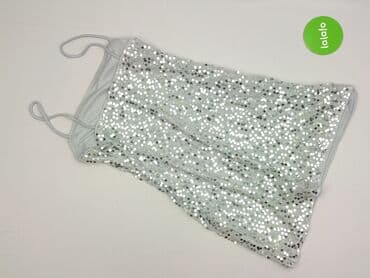 srebrna marynarka do sukienki: H&M Divided, Sukienka damska, rozmiar M — 3