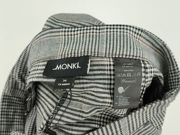 monnari czarne spodnie: Monki, Spodnie materiałowe damskie, rozmiar XS — 4