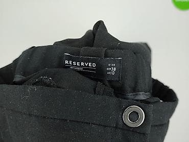szelki do spodni: Reserved, Spodnie materiałowe damskie, rozmiar M — 4