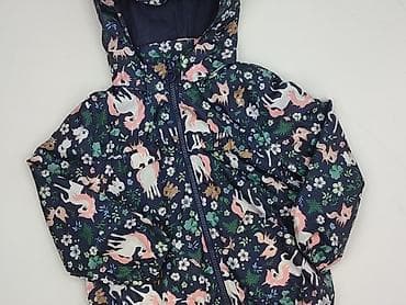 czapka uv h: Kurtka przeciwdeszczowa, H&M, 5-6 lat, 110-116 cm, stan - Bardzo dobry — 1