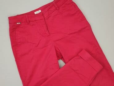 jaka bluzka do różowych spodni: Material trousers for women, size XS — 2