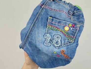 spodnica do kostek: Spodnie jeansowe, Next, 6-9 miesięcy, stan - Bardzo dobry — 4