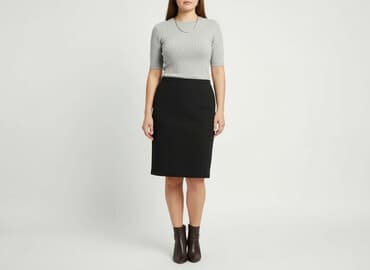 spódnice midi plisowane czarne: Spódnica damska, rozmiar 2XL — 5