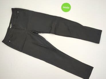 spodnie serduszka by o la la czarne: Freesia, Spodnie materiałowe damskie, rozmiar L — 2