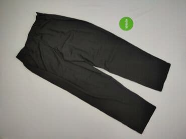 materiałowe spodnie z wysokim stanem lata 80: Spodnie materiałowe damskie, rozmiar L — 3