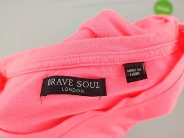 różowa neonowa bluza: Brave Soul, Koszulka dla mężczyzn, rozmiar M — 4