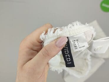 szorty z wysokim stanem h m: H&M Divided, Spodnie materiałowe damskie, rozmiar S — 5