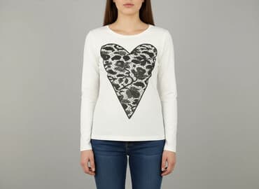 ubrania z serduszkiem: Twinset, T-shirt damski, rozmiar XL — 7