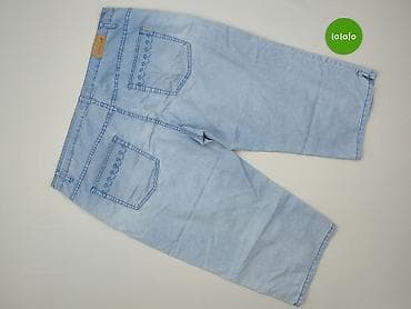 bluzki denim: Spodnie 3/4 damskie, rozmiar 4XL — 3