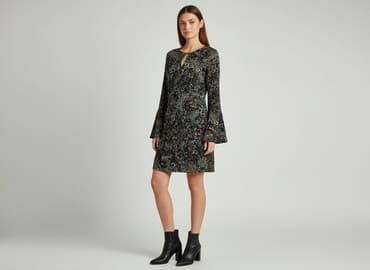 spodnie cyfrowa flora: Sukienka damska, rozmiar S — 6