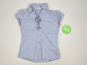 orsay, koszula damska, rozmiar s stan: używany rozmiar: s kolor: biały wady: wymaga czyszczenia dodatkowe informacje: należy pamiętać, że pomiary są wykonywane przez program, błąd może wynosić do 2 cm sposób dopasowa: Orsay, Women`s shirt, size S — 3