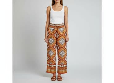 shein piżamy damskie: Shein, Spodnie materiałowe damskie, rozmiar M — 7