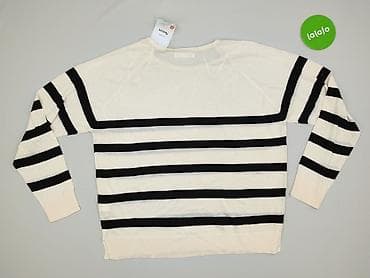 kremowe getry: Sinsay, Sweter damski, rozmiar L — 4