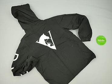 Ubrania męskie: Czarna anorakowa kurtka z kapturem – Faculty of Veterinary Medicine — 4