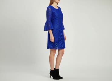 sukienki maxi na wesele niebieska: Sukienka damska, rozmiar M — 6