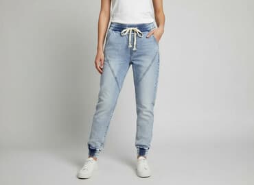 jogger jeans: Jeansy damskie, rozmiar S — 7