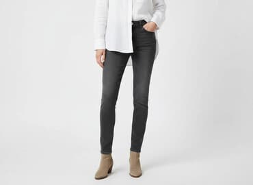 spodnie skórzane massimo dutti: Massimo Dutti, Jeansy damskie, rozmiar S — 1