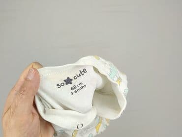 piżama pajacyk 128: Pajacyk, So cute, 3-6 miesięcy, stan - Idealny — 4