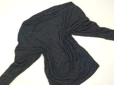 czarne eleganckie bluzki plus size: Women's blouse, size L (EU 40) — 1