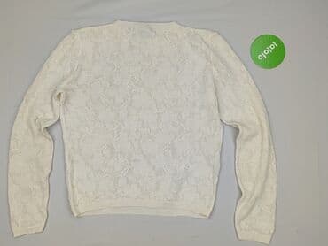 top z piórami mango: MNG, Sweter damski, rozmiar L — 3