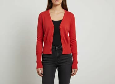 reserved czerwony sweter: Vero Moda, Kardigan damski, rozmiar XS — 7