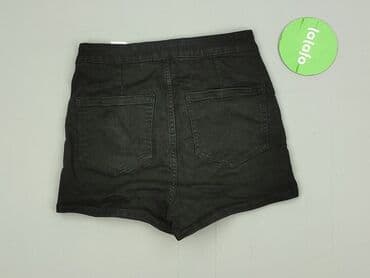 krótkie spodenki damskie jeansowe czarne: Sinsay, Szorty damskie, rozmiar S — 3