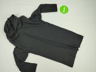 czarna sukienka dzianinowa z golfem: Sukienka damska, rozmiar M — 3