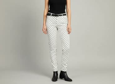 buty zimowe lata 80: Ann Christine, Spodnie materiałowe damskie, rozmiar S — 6