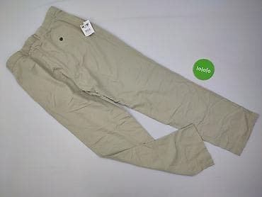 khaki: Spodnie materiałowe damskie, rozmiar L — 3