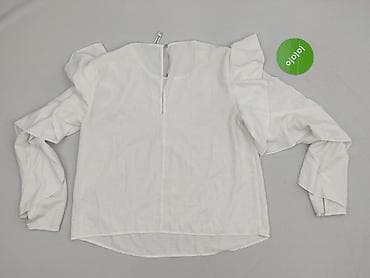 biale gladka bluzki: Stradivarius, Bluzka damska, rozmiar S — 4