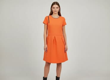 sukienki pomarańczowe: Sukienka damska, rozmiar S — 1