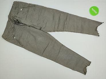 benneton pl: Damskie spodnie typu jogger w kolorze khaki/oliwkowym. - Miękki — 2