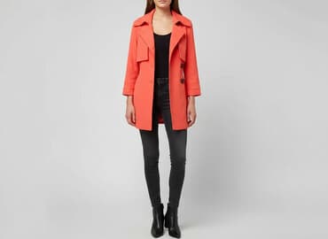 kurtka zimowa missfofo: F&F, Trencz damski, rozmiar L — 7