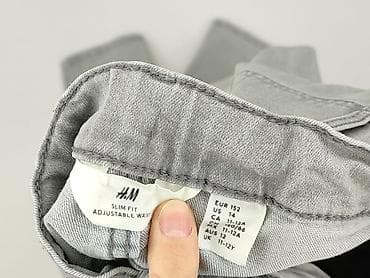 biala torebka hm: Spodnie jeansowe, H&M, 12 lat, 152, stan - Idealny — 4