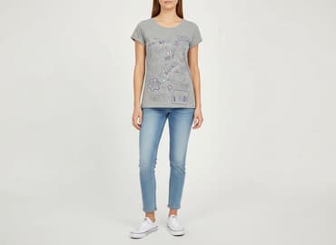 50 style t shirty damskie: Reserved, Футболка жіноча, розмір S — 1