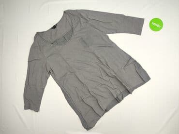 szara bluzka h m: H&M, Tunika damska, rozmiar XL — 2