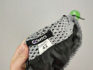 plisowane spódnice szara: Gonto, Spódnica damska, rozmiar XL — 4