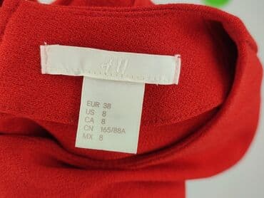 czerwona sukienka c a: H&M, Sukienka damska, rozmiar M — 4