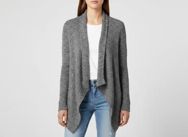 kamizelka damska krótka h m: H&M, Kardigan damski, rozmiar M — 7