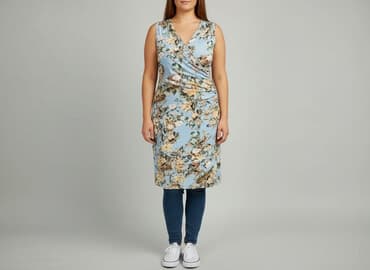 sukienki maxi na wesele niebieska: Sukienka damska, rozmiar 2XL — 6