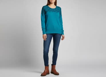 makalu swetry wyprzedaż: Sweter damski, rozmiar M — 6