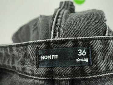 baggy grey jeans: Jeansy damskie, rozmiar S — 4