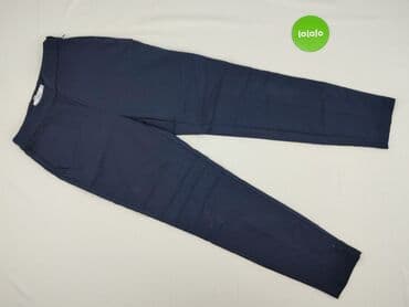 granatowe chinosy damskie: Reserved, Spodnie materiałowe damskie, rozmiar XS — 2