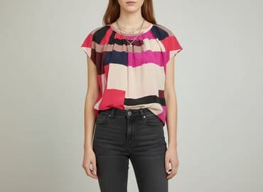 ubrania z jedwabiu naturalnego: Bluzka damska, rozmiar S — 6