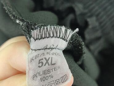 jeansy na gumce damskie allegro: Spodnie materiałowe damskie, rozmiar 5XL — 4