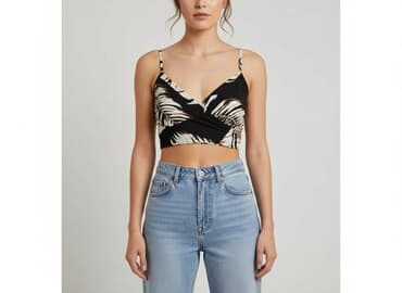 klapki panterka shein: Shein, Top damski, rozmiar S — 6