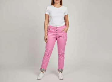 jeansy damskie z kokardkami: Jeansy damskie, rozmiar M — 5