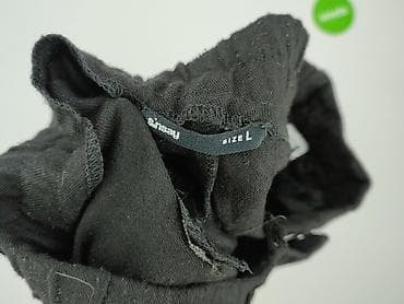 black true jeans: Spodnie materiałowe damskie, rozmiar L — 4